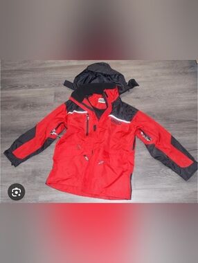 Size 12 Spyder Red Black Kids Waterproof Ski Jacket - Unbranded